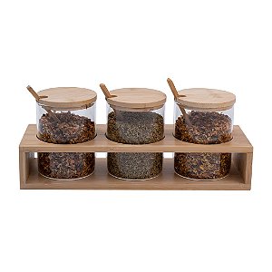 Kit 3 Potes de Tempero 300ml