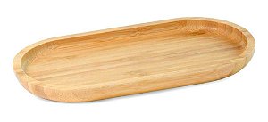 Bandeja Oval de Bambu 24cm