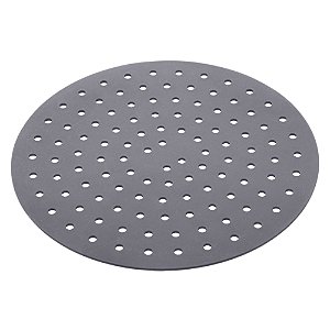 Forma Tapete Protetor De Silicone Para Air Fryer Redondo Cinza 18,5cm - Lyor