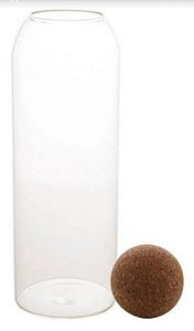 Pote Vidro Borossilicato c/ Tampa de Cortiça 1300ml