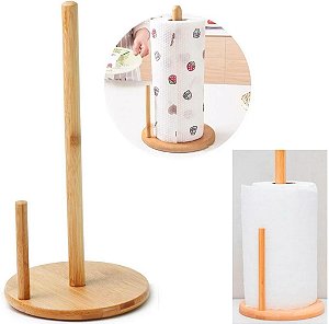 Suporte Para Papel Toalha Ecokitchen Bambu