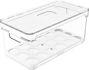 Organizador de Ovos Clear Fresh 36 Uni  Porta Ovos