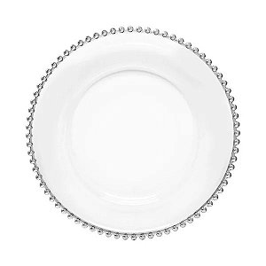 Sousplat Copa & Cia Dallas Dots Prata