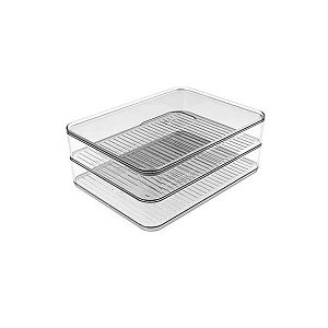 Porta Frios Clear Duplo Natural