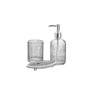 Kit p/ Banheiro Bubles 3pcs