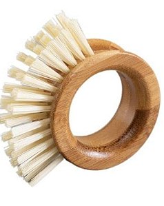 Escova de Frutas e Legumes de Bambu