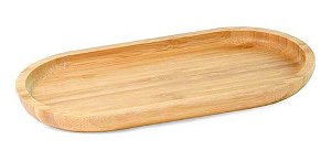 Bandeja Travessa Madeira Oval - 24cm