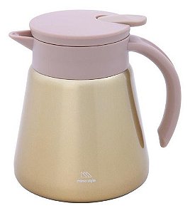 Garrafa Térmica Daily em Aço Inox 600ml - Golden