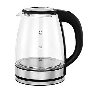 Chaleira Elétrica de Vidro - 1,8 L