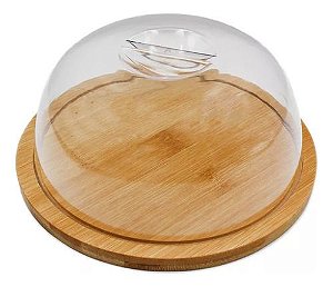 Porta Queijo com Tampa de Acrílico - 19 cm