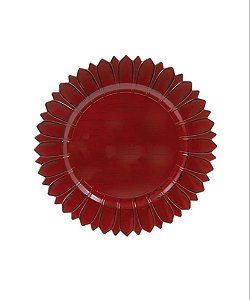 Sousplat Sunflower Vermelho