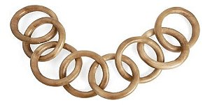 Escultura Elos em Madeira