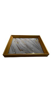 Bandeja Quadrada Branca - 45cm