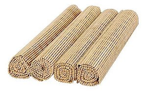 Jogo Americano Bambu Cru - 4und