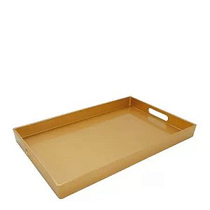 Bandeja Retangular Gold - 46cm