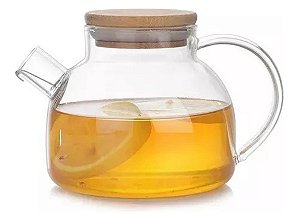 Chaleira de Chá c/ Tampa de Bambu 800ml
