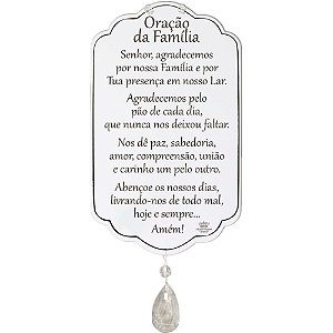 Móbile de Parede Oração da Família 24,5x14,5
