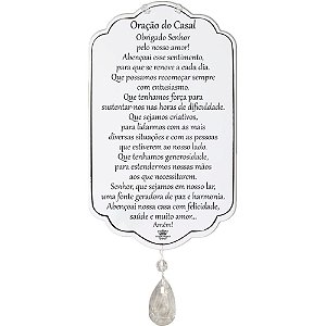 Móbile de Parede Oração do Casal 24,5x14,5