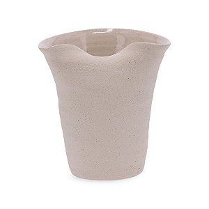 Vaso em Cerâmica Nude - G