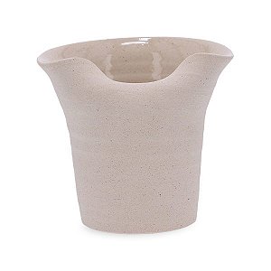Vaso em Cerâmica Nude - M