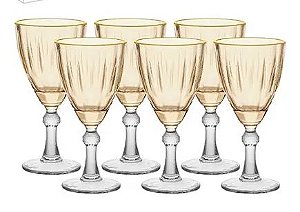 Jogo taca dominic 275ml âmbar