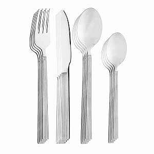 Faqueiro 16 peças Aço Inox Athenas Lyor