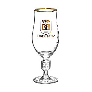 Taça Baden Baden com Bordas Douradas