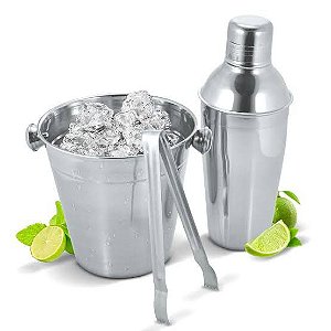 Kit para Bar Dolce Home Inox Completo