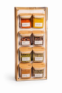 Organizador de Temperos 9 Potes Keep OU