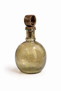 Vaso Decorativo em Vidro Fumê