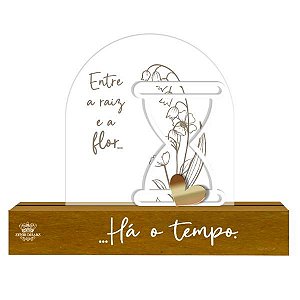 Plaquinha Decorativa Há o Tempo Zenir Disarz