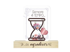 Plaquinha Sempre é Tempo para Festas