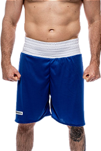 Bermuda boxe olímpico masculino azul