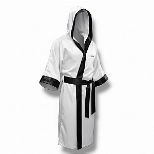 Boxing robe branco com preto