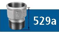 LUVA M/F GALV BSP 150# TUPY        1.1/4"