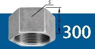 TAMPÃO SEXTAVADO GALV BSP 150# TUPY  2"