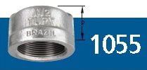 TAMPÃO GALVANIZADO NPT 150# TUPY  1/2"