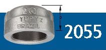 TAMPÃO GALVANIZADO NPT 300# TUPY  1/4"