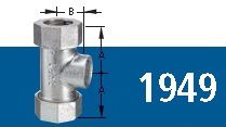 TEE COM ROSCA CENTRAL TUPYPRESS REF. 1949  1.1/2"