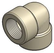 COTOVELO 90° A105 3000# NPT 1/4"