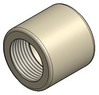 CAP A105 3000# BSP  1/8"