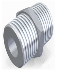 NIPLE SEXTAVADO A105 3000# BSP  1/2"