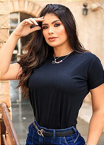 CAMISETA LISA PRETA
