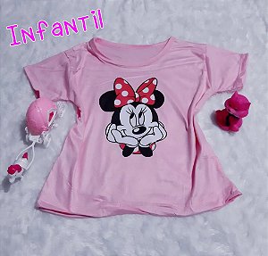 INFANTIL MINNIE CABEÇA ROSA