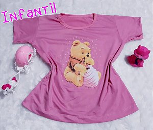 INFANTIL URSO Pooh MEL ROSA
