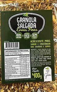 Granola Salgada Ervas Finas 400gr