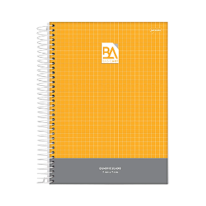 CADERNO QUADRICULADO BASIC ART