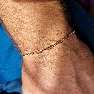 PULSEIRA CARTIER DOURADA 21CM