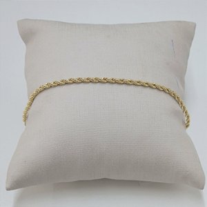PULSEIRA DOURADA MODELO CORDÃO BAIANO FINA