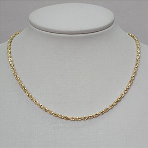 CHOCKER MODELO CORDÃO BAIANO 3MM - 40CM